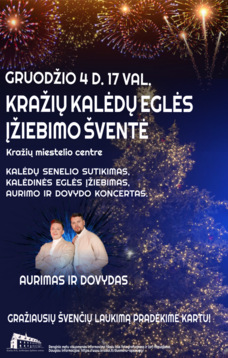 Kražių Kalėdų eglės įžiebimas