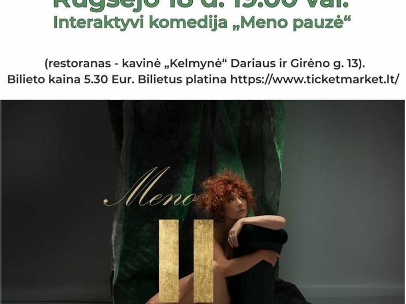 Interaktyvi „Meno pauzė"